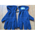 Guantes de lana polares de una sola capa de señora Winter Warm con bordado